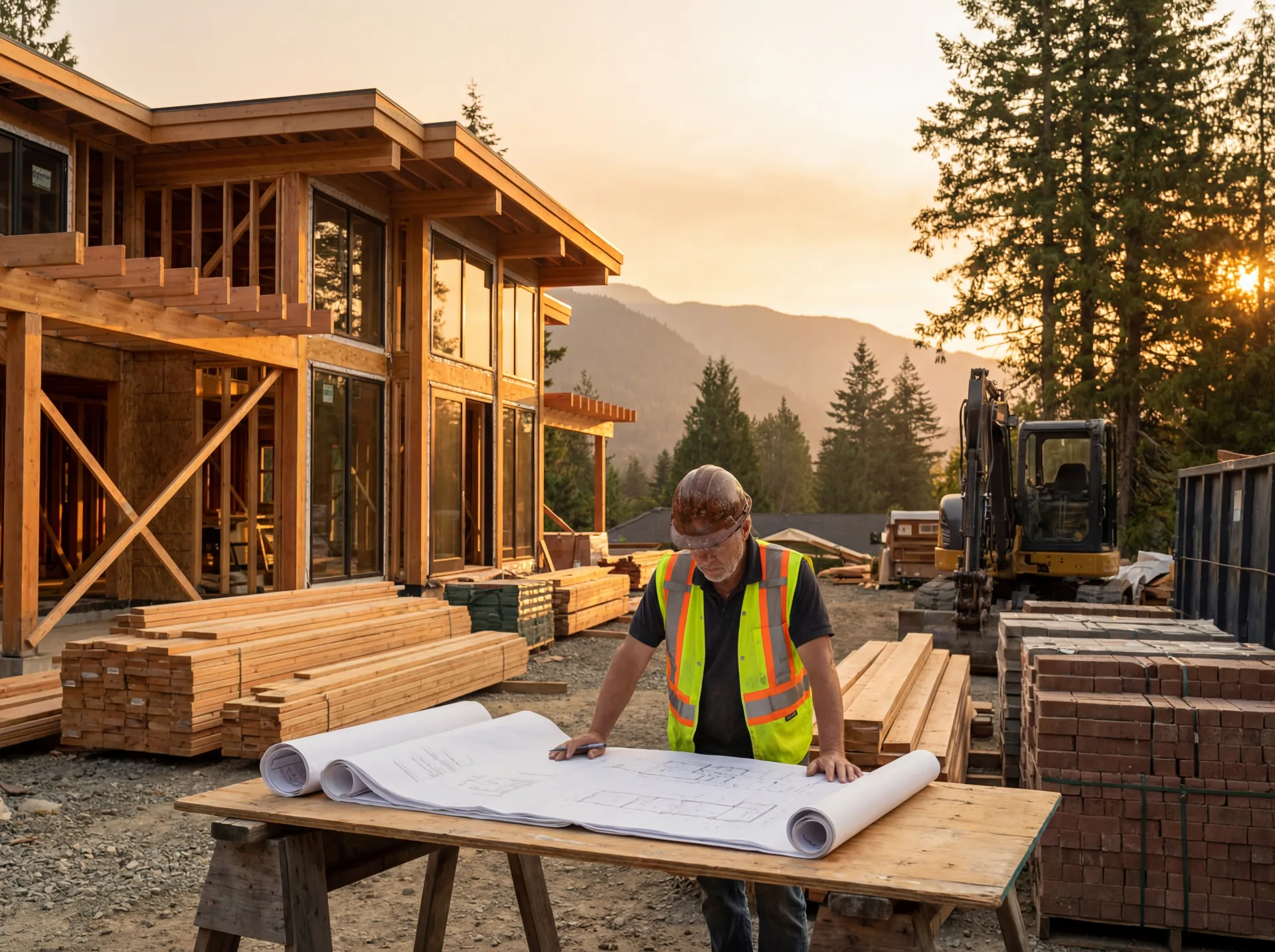 Founder on site at a North Vancouver renovation project