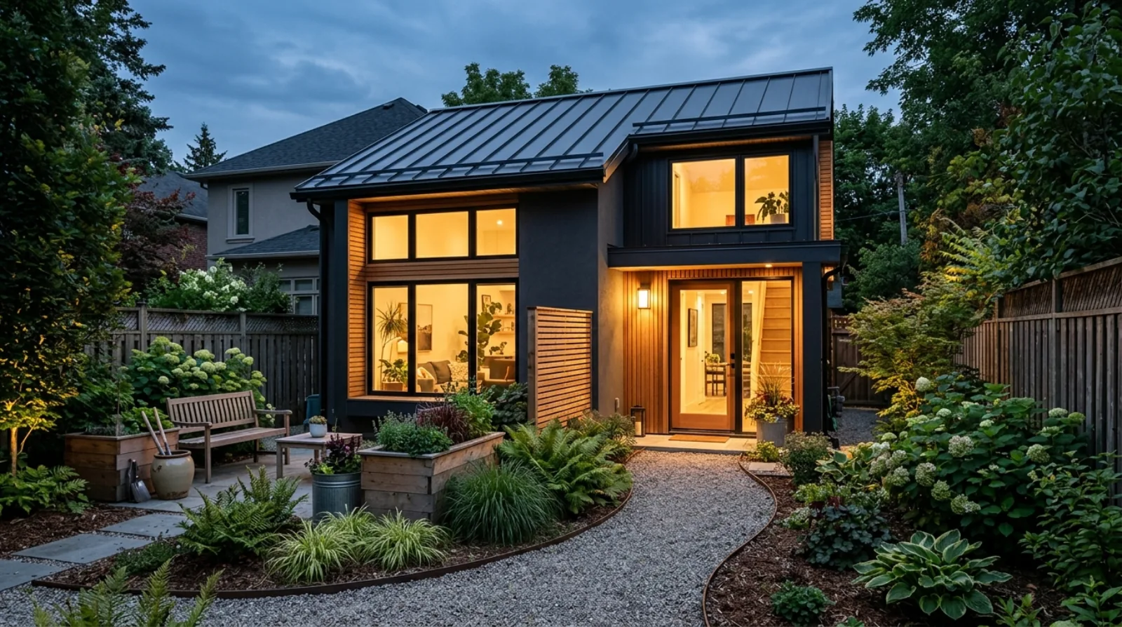 Detached accessory dwelling unit on a North Vancouver residential property